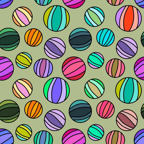 Kids seamless summer beach ball pattern for fabrics and packaging and gifts and cards and linens and wrapping paper — Photo