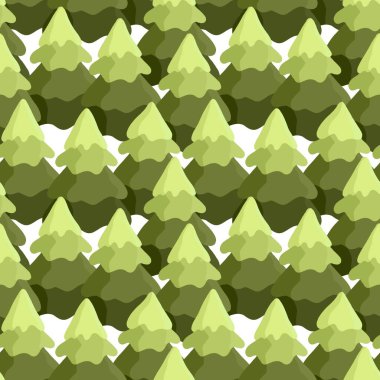 Yılbaşı hediyeleri ve kumaşlar için kusursuz noel ağacı deseni