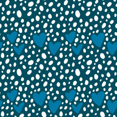 Kartpostallar, hediyeler ve kartpostallar için kalpleri olan kusursuz sevgililer günü desenleri. 