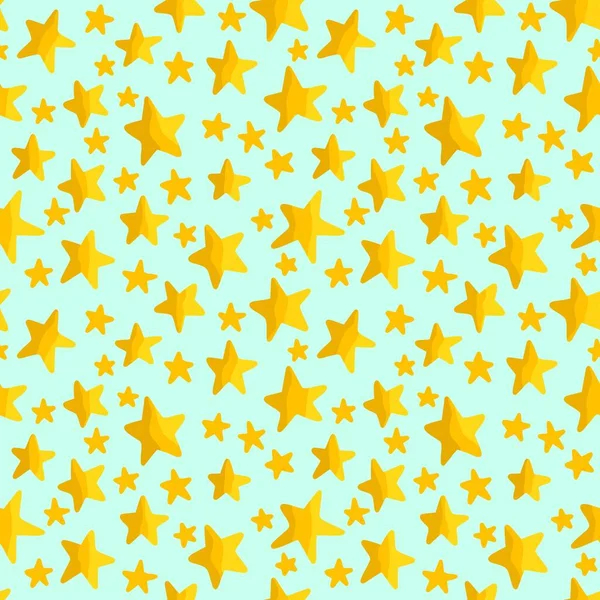 Дитячий безшовний візерунок зірок для тканин і текстилю, упаковки, подарунків, обгорткового паперу і хобі — стокове фото