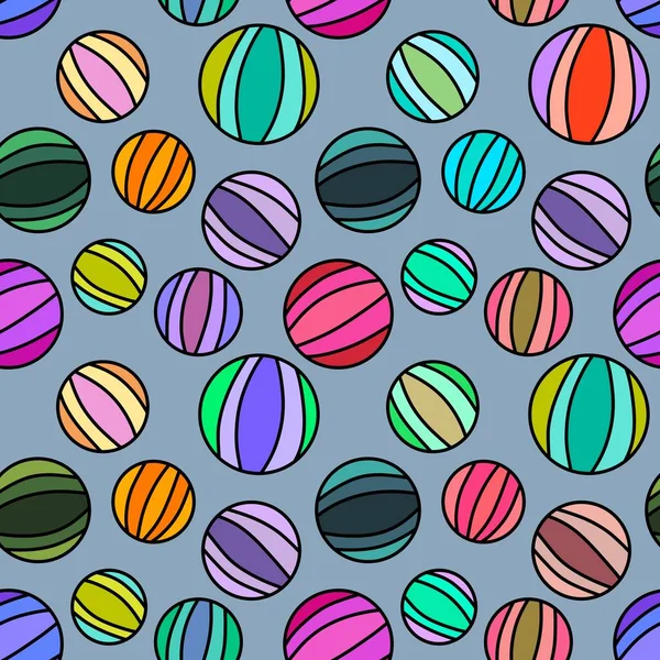 Kids seamless summer beach ball pattern for fabrics and packaging and gifts and cards and linens and wrapping paper — Photo