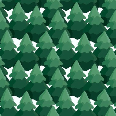 Yılbaşı hediyeleri ve kumaşlar için kusursuz noel ağacı deseni