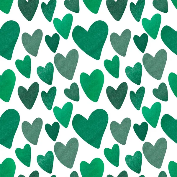 Kartpostallar, hediyeler ve kartpostallar için kalpleri olan kusursuz sevgililer günü desenleri. 