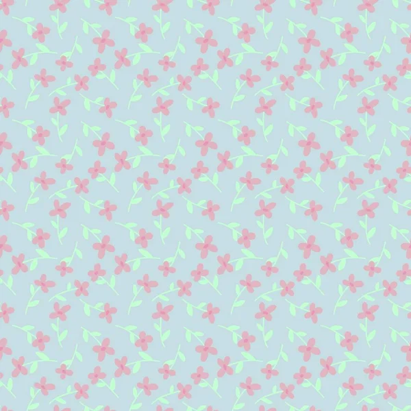 Kumaşlar, tekstil ve ambalajlar, hediyeler, kartlar, çarşaflar ve çocuklar için çiçeksiz çiçek deseni.