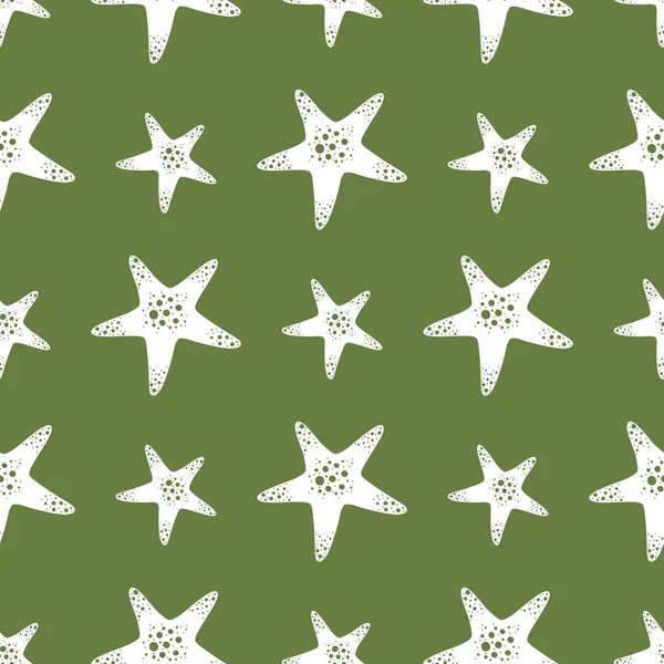 Summer seamless sea star pattern for fabrics and textiles and packaging and linens and kids and wrapping paper —  Fotos de Stock