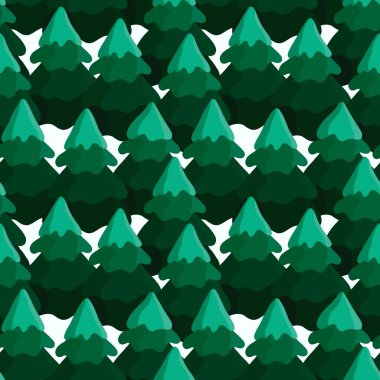 Yılbaşı hediyeleri ve kumaşlar için kusursuz noel ağacı deseni