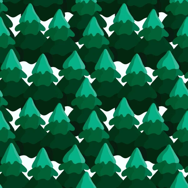 Yılbaşı hediyeleri ve kumaşlar için kusursuz noel ağacı deseni