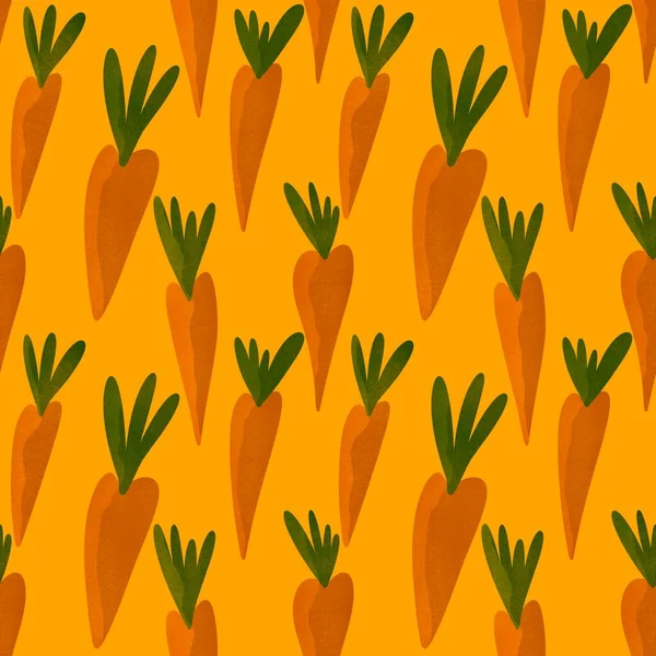 Kumaşlar, tekstil ve ambalajlar, hediyeler, kartlar ve çarşaflar için paskalya havucu deseni.