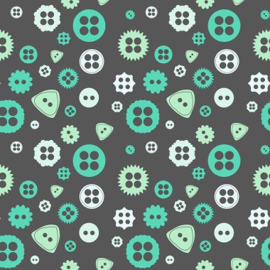 Hobiler kumaşlar, tekstil ve ambalajlar, hediyeler ve çocuklar için dikişsiz düğme deseni