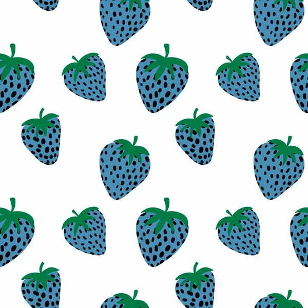 Fruit seamless strawberry pattern for fabrics and textiles and packaging and gifts and cards and linens — Fotografia de Stock