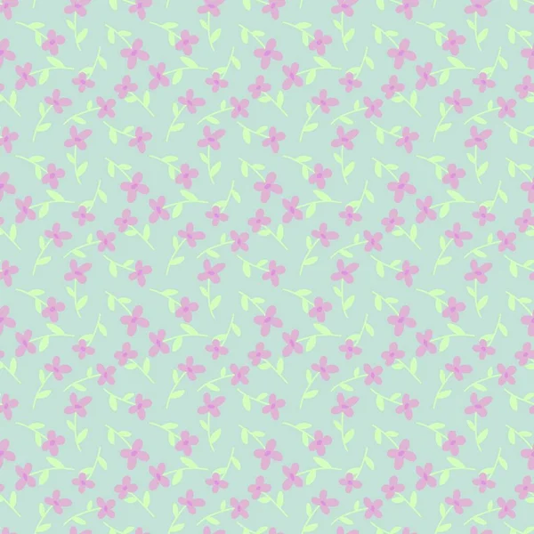 Kumaşlar, tekstil ve ambalajlar, hediyeler, kartlar, çarşaflar ve çocuklar için çiçeksiz çiçek deseni.