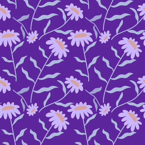 Kumaşlar, tekstil ve ambalajlar, hediyeler, kartlar, çarşaflar ve çocuklar için çiçeksiz çiçek deseni.