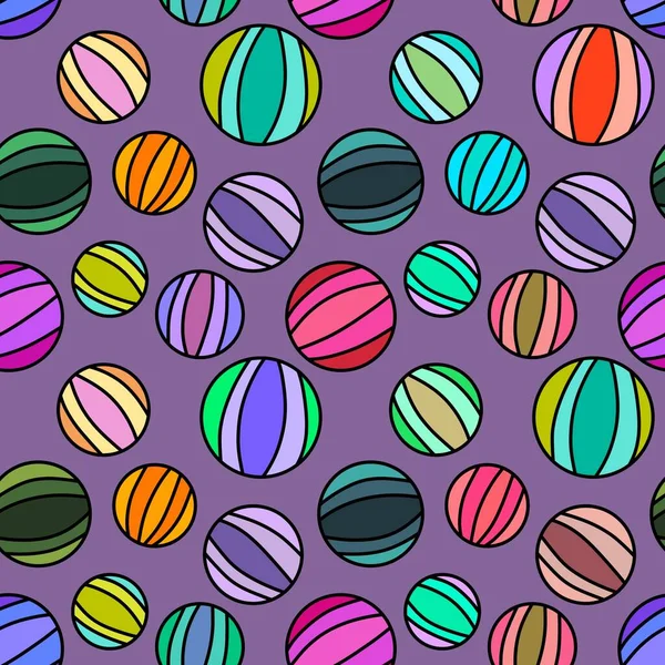 Kids seamless summer beach ball pattern for fabrics and packaging and gifts and cards and linens and wrapping paper — Photo