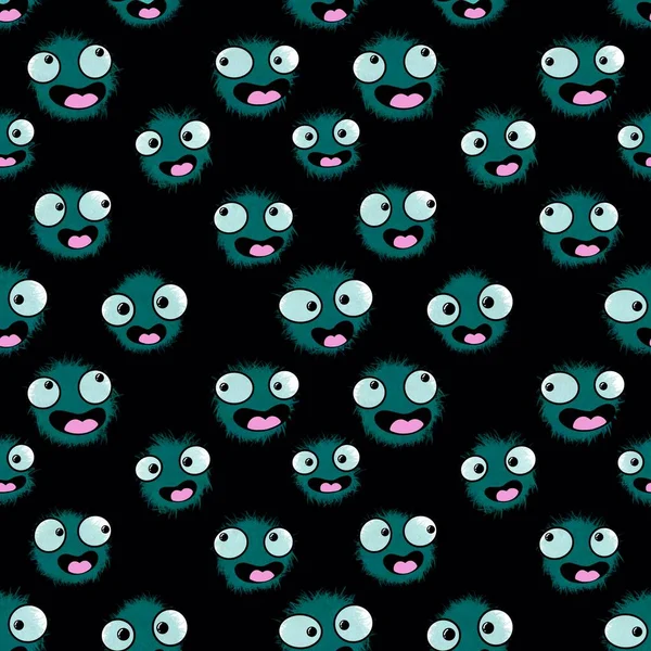 Çocuklar, tekstil, ambalaj, hediyeler, kartlar, çarşaflar ve ambalaj kağıtları için kusursuz uzaylı desenleri.