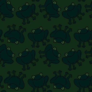 Kumaşlar, tekstil, ambalajlar, hediyeler, kartlar, çarşaflar ve hobiler için kusursuz küçük kurbağalar.