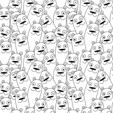 Çocuklar, kumaşlar, tekstil, ambalajlar, çarşaflar, çocuklar ve ambalaj kağıtları için kusursuz çizgi film modelleri.