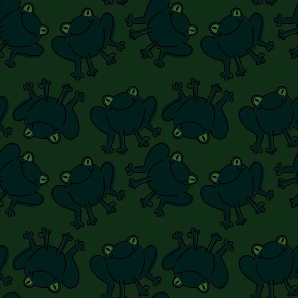 Kumaşlar, tekstil, ambalajlar, hediyeler, kartlar, çarşaflar ve hobiler için kusursuz küçük kurbağalar.