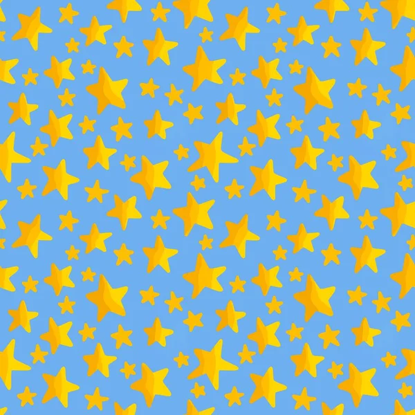 Kids seamless stars pattern for fabrics and textiles and packaging and gifts and wrapping paper and hobbies — Photo