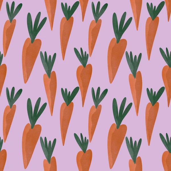 Kumaşlar, tekstil ve ambalajlar, hediyeler, kartlar ve çarşaflar için paskalya havucu deseni.