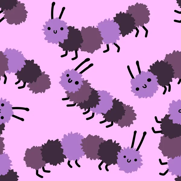 Kumaşlar, tekstil, ambalaj, hediyeler ve hobiler için kusursuz çizgi film çizimleri.