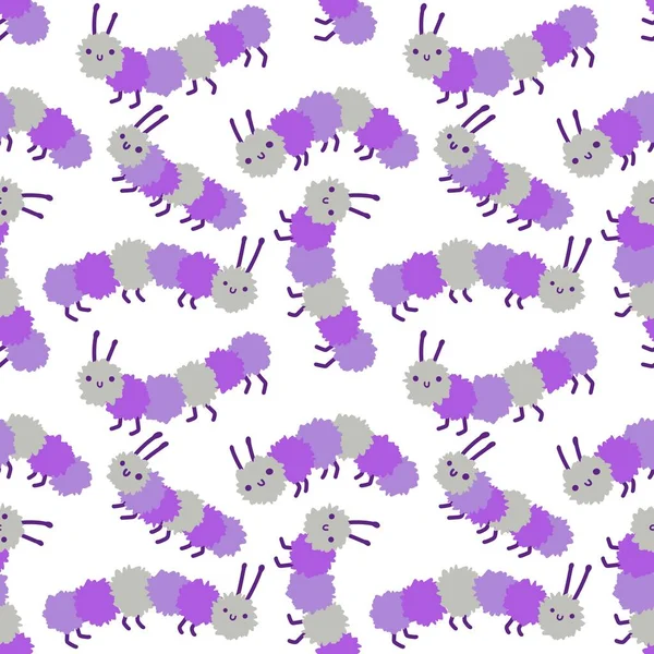 Kumaşlar, tekstil, ambalaj, hediyeler ve hobiler için kusursuz çizgi film çizimleri.