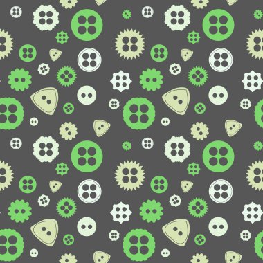 Hobiler kumaşlar, tekstil ve ambalajlar, hediyeler ve çocuklar için dikişsiz düğme deseni