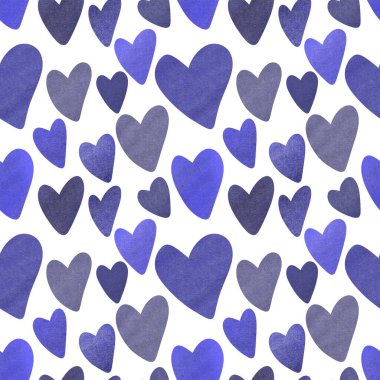 Kartpostallar, hediyeler ve kartpostallar için kalpleri olan kusursuz sevgililer günü desenleri. 