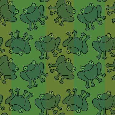 Kumaşlar, tekstil, ambalajlar, hediyeler, kartlar, çarşaflar ve hobiler için kusursuz küçük kurbağalar.