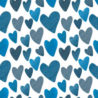 Kartpostallar, hediyeler ve kartpostallar için kalpleri olan kusursuz sevgililer günü desenleri. 