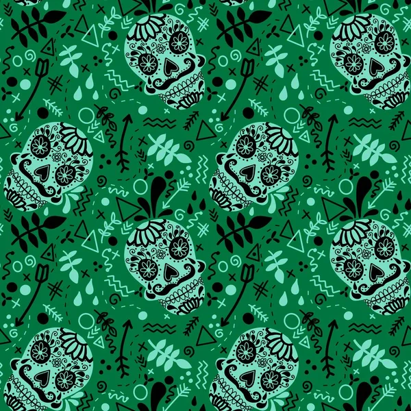 Cadılar Bayramı kumaşlar, tekstil ve ambalajlar, hediyeler, kartlar, çarşaflar ve çocuklar için kusursuz desen.