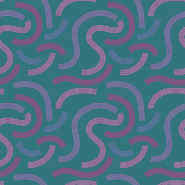 Abstraktní barevný vzor bezešvých vln pro tkaniny a textilie a obaly a dárky a karty a prádlo a děti — Stock fotografie