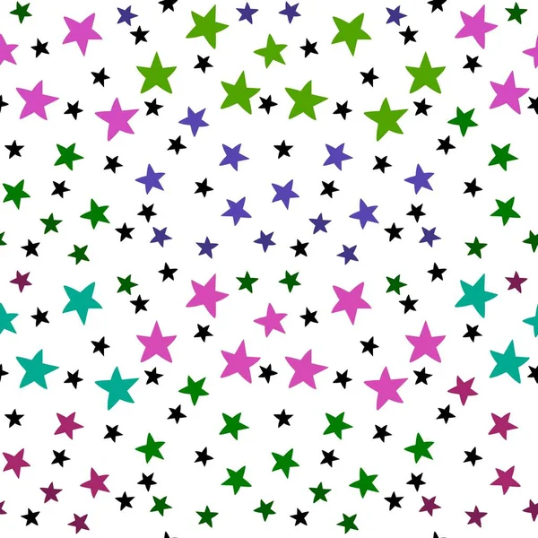 Patrón de estrellas sin costura para niños para telas y textiles y envases y regalos y papel de regalo y pasatiempos — Foto de Stock