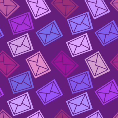 Çocuklar kumaşlar, ambalajlar, hediyeler, kartlar, çarşaflar ve hobiler için kusursuz zarf deseni 