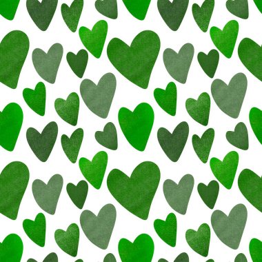 Kartpostallar, hediyeler ve kartpostallar için kalpleri olan kusursuz sevgililer günü desenleri. 