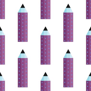 Okullu çocuklar duvar kâğıtları, kumaşlar, tekstil ve paketleme, hediyeler ve ambalaj kağıtları için kusursuz kalem desenleri.