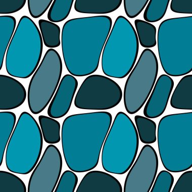Soyut deniz taşları kumaşlar, ambalajlar, hediyeler, kartlar, çocuklar ve ambalaj kağıtları için kusursuz desenler.
