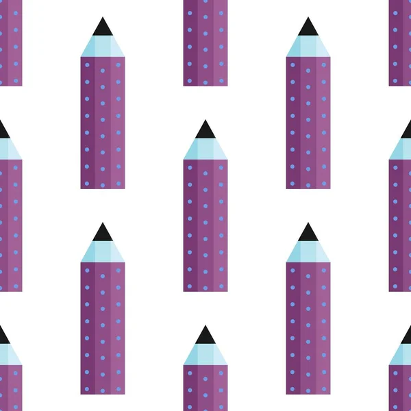 School kids seamless pencil pattern for wallpaper and fabrics and textiles and packaging and gifts and wrapping paper