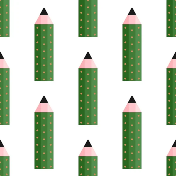 School kids seamless pencil pattern for wallpaper and fabrics and textiles and packaging and gifts and wrapping paper