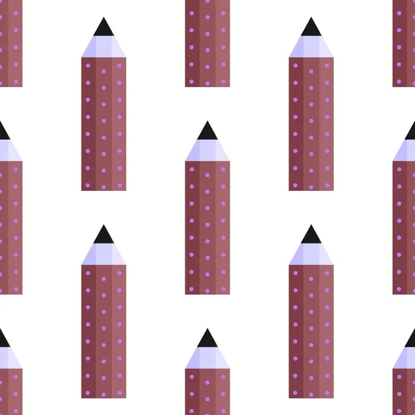 School kids seamless pencil pattern for wallpaper and fabrics and textiles and packaging and gifts and wrapping paper