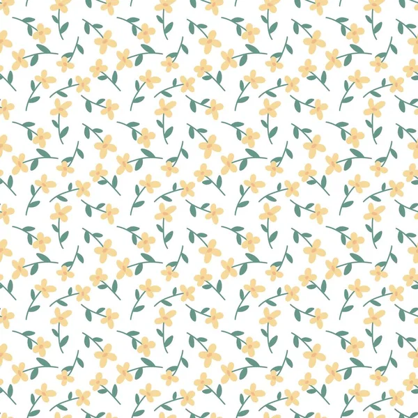 Kumaşlar, tekstil ve ambalajlar, hediyeler, kartlar, çarşaflar ve çocuklar için çiçeksiz çiçek deseni.