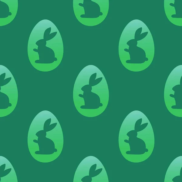 Easter seamless eggs and rabbit pattern for fabrics and textiles and packaging and Christmas gifts and kids —  Fotos de Stock