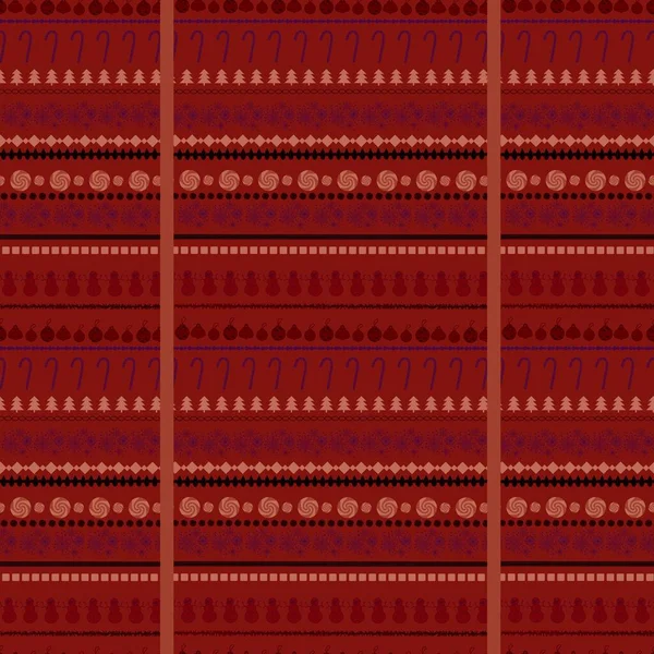 Duvar kağıtları, kumaşlar, ambalajlar, hediyeler, çarşaflar ve ambalaj kağıtları için kusursuz bir Noel deseni.