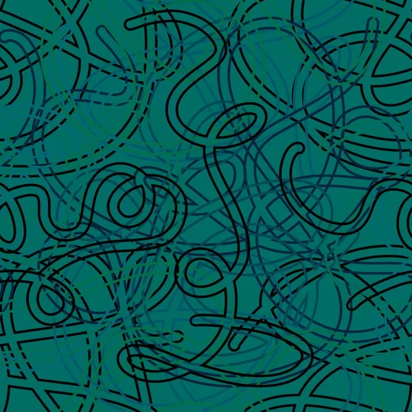 Cartoon waves seamless abstract pattern for textiles and packaging and gifts and cards and linens and kids —  Fotos de Stock