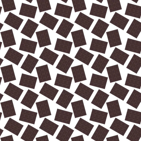 Cartoon seamless chocolate pattern for fabrics and textiles and packaging and gifts and cards and linens and kids — Stockfoto