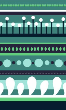 Tekstil, ambalaj, çarşaf ve çocuklar ve ambalaj kağıtları için yaz geometrisi kusursuz etnik şablon