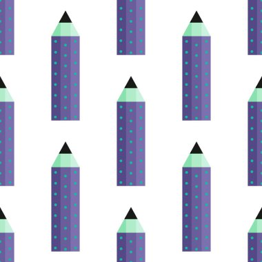 Okullu çocuklar duvar kâğıtları, kumaşlar, tekstil ve paketleme, hediyeler ve ambalaj kağıtları için kusursuz kalem desenleri.