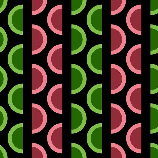 Geometric seamless half circle pattern for fabrics and packaging and gifts and cards and linens and kids