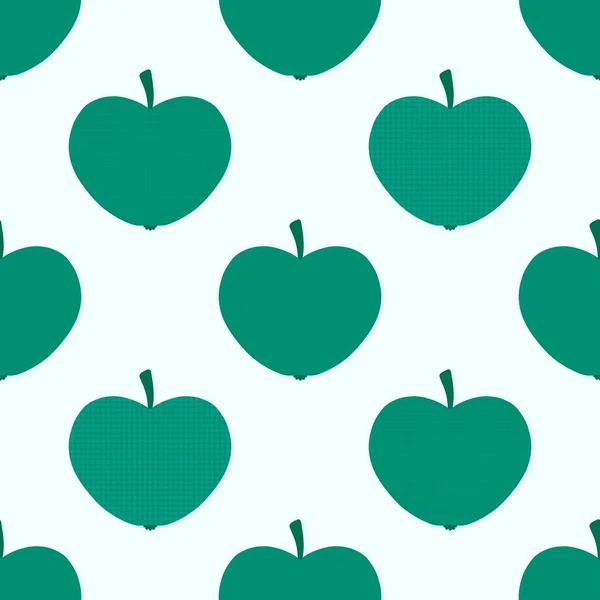 Autumn seamless apples pattern for fabrics and textiles and packaging