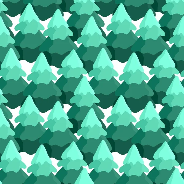 Seamless christmas tree pattern for new year gifts and fabrics — Photo