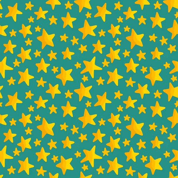 Crianças sem costura estrelas padrão para tecidos e têxteis e embalagens e presentes e papel de embrulho e hobbies — Fotografia de Stock